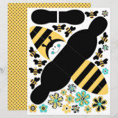 Birthday Bee Favor Box B (Front/Back)