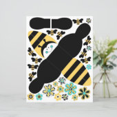 Birthday Bee Favor Box B (Standing Front)