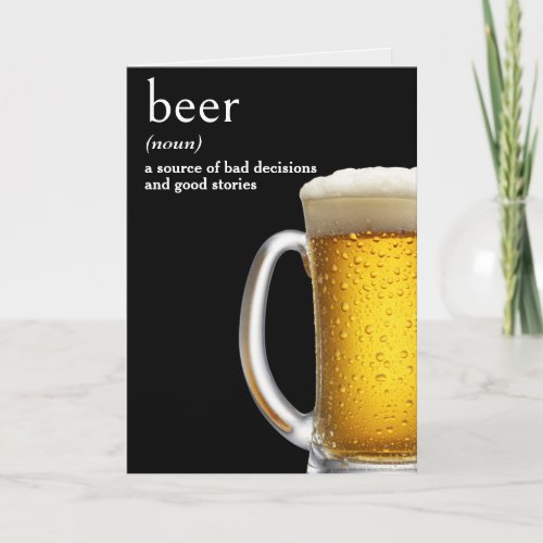 Birthday Beer Mug Card