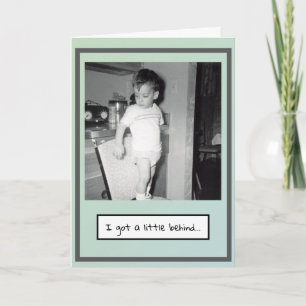 Birthday Belated Card