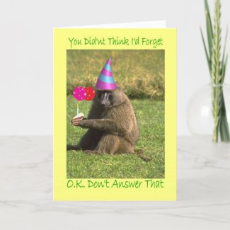 Birthday Belated Card