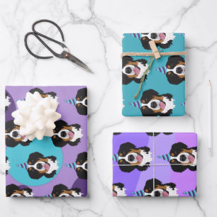 Birthday Bernese Mountain Dog  Wrapping Paper Sheets