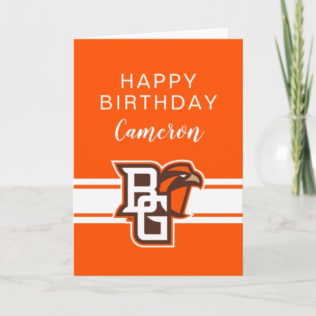 Birthday | BG Falcons Card (Front)