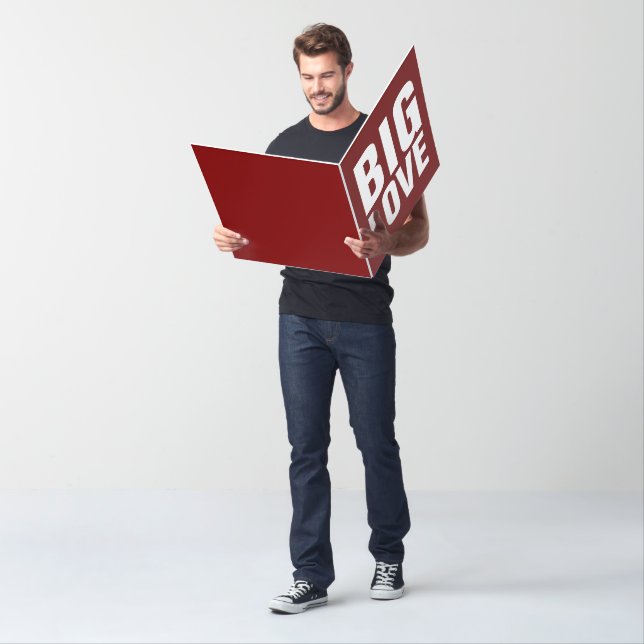 BIRTHDAY BIG LOVE GIANT JUMBO HUGE CARDS (In Situ)