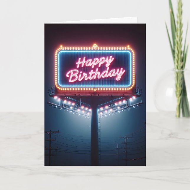 Birthday Billboard Card (Front)