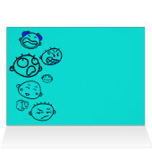 BIRTHDAY BILLBOARD CUSTOM W/ ELEPHANT DUCKS BIRD (Inside Horizontal (Top))