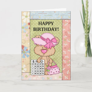Birthday Bingo greeting card