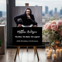 Birthday black white photo man myth legend