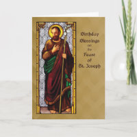 Birthday Blessings on Feast of St. Joseph Wheat St