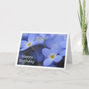 Birthday - Bluettes Greeting Card