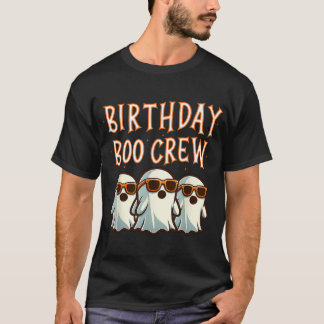 Birthday Boo Crew Matching Halloween Birthday  T-Shirt