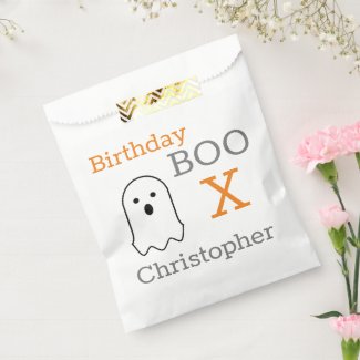 Birthday Boo Ghost Favor Bag