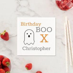 Birthday Boo Ghost Napkins