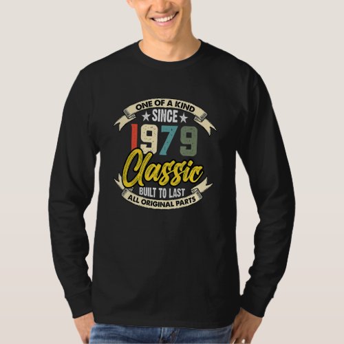 Birthday Born In 1979  Vintage T_Shirt