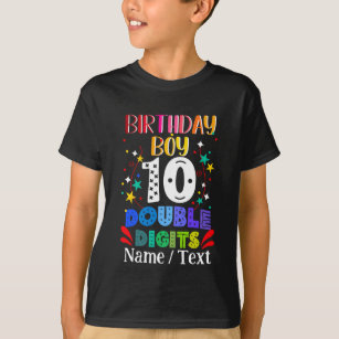 Birthday Boy 10 Double Digits T-Shirt