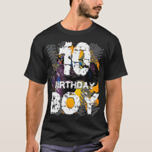 Birthday Boy 10 Years Old Monster Truck Matching F T-Shirt