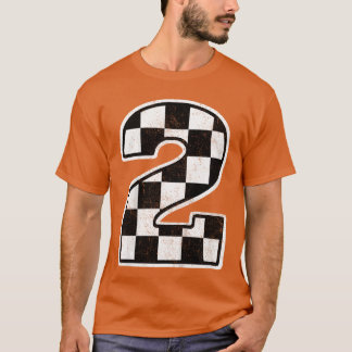 Birthday Boy 2 Two Race 2nd Birthday Racing Flag 1 T-Shirt