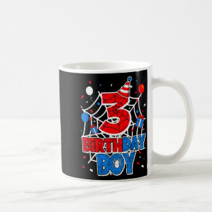 Birthday Boy 3 Year Old Sders 3rd Birthday Kids Coffee Mug