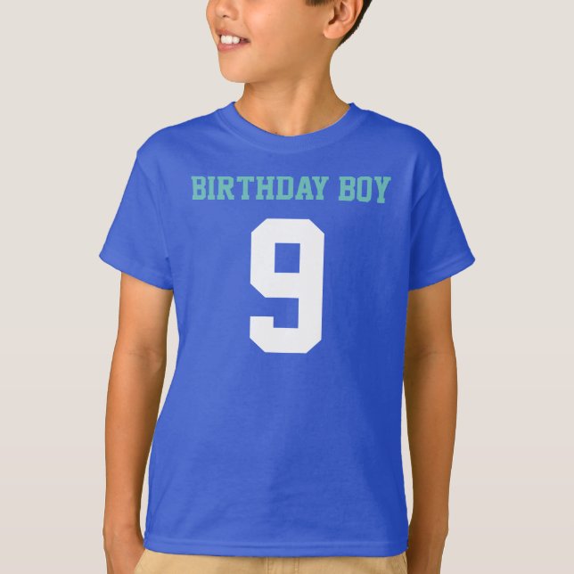 Birthday Boy 9 T-Shirt (Front)