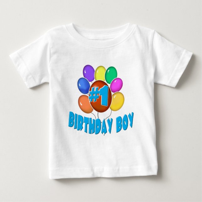 Birthday Boy Baby T-Shirt (Front)