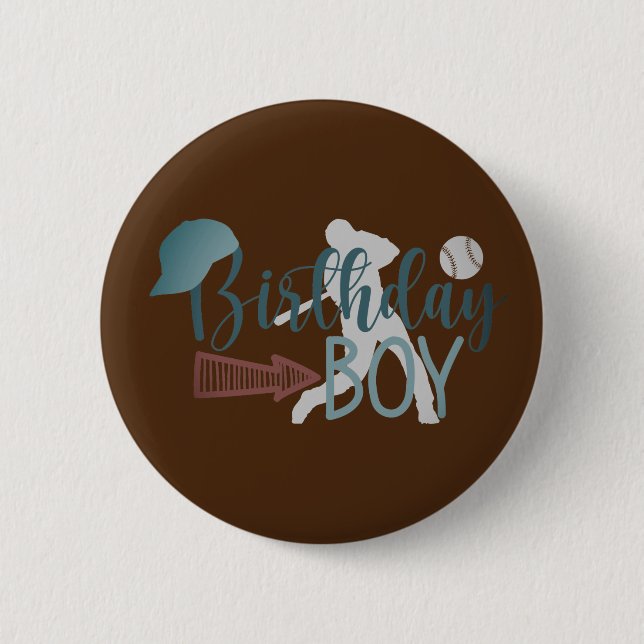 Birthday Boy Badge Button (Front)