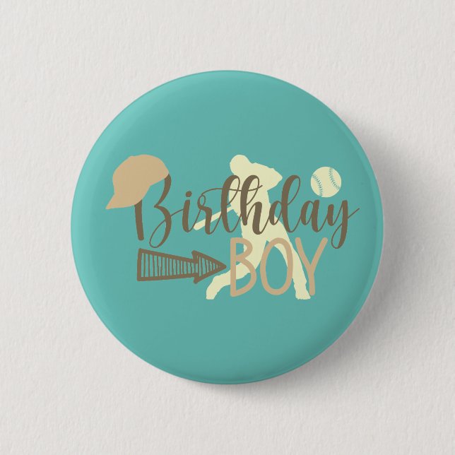 Birthday Boy Badge Button (Front)
