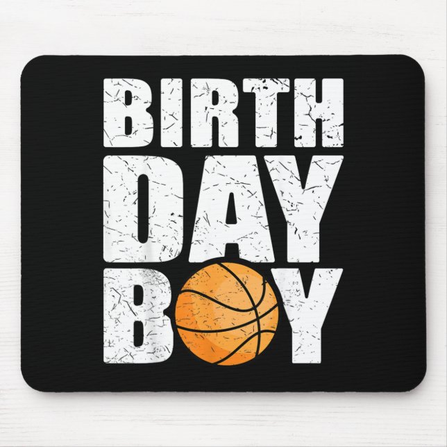 Birthday Boy Basball Theme Party Future Basball Mouse Pad (Front)