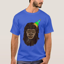 Birthday Boy Bigfoot Sasquatch Humor  T-Shirt
