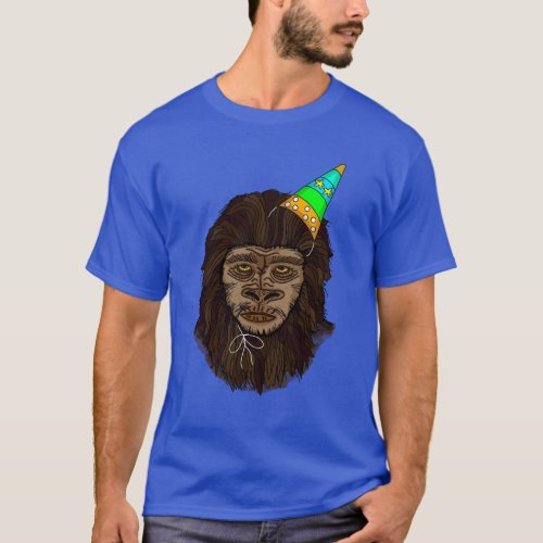 Birthday Boy Bigfoot Sasquatch Humor  T_Shirt