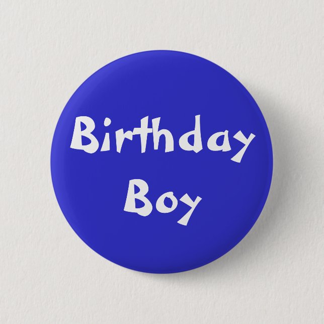 Birthday Boy Button (Front)
