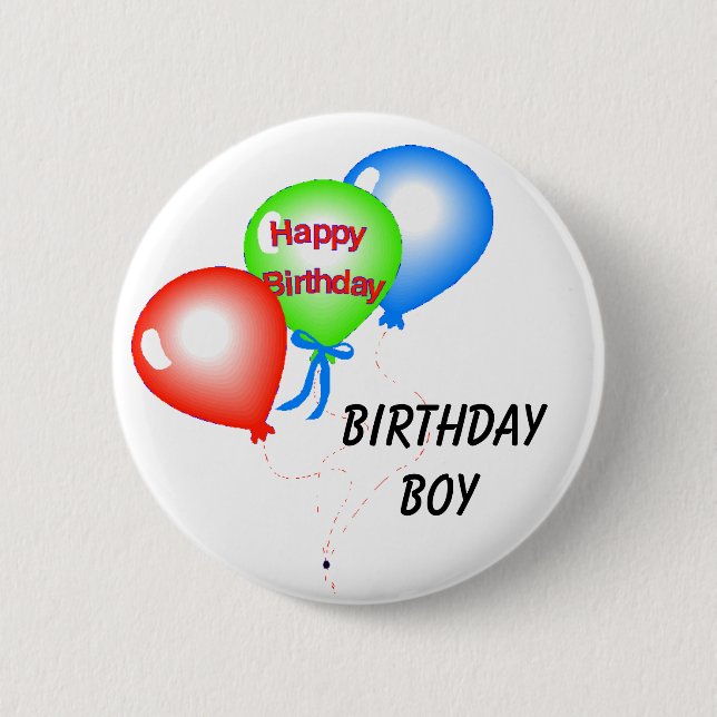 Birthday Boy Button (Front)