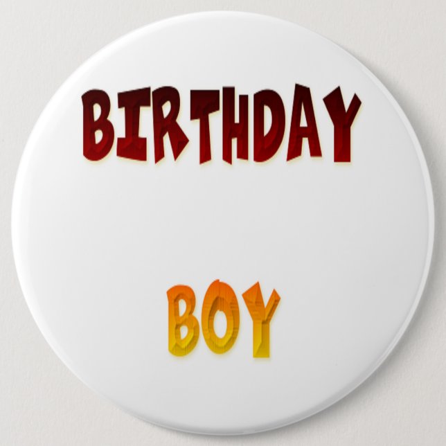 Birthday Boy Button (Front)