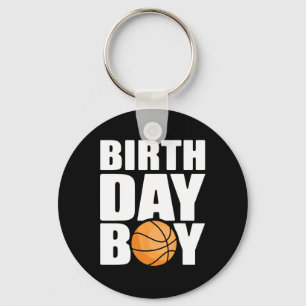 Birthday Boy Bysketbyll Theme Party Future Bysketb Keychain