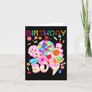 Birthday Boy Candy Land Candy Crew Sweet Birthday Card