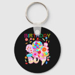 Birthday Boy Candy Land Candy Crew Sweet Birthday  Keychain