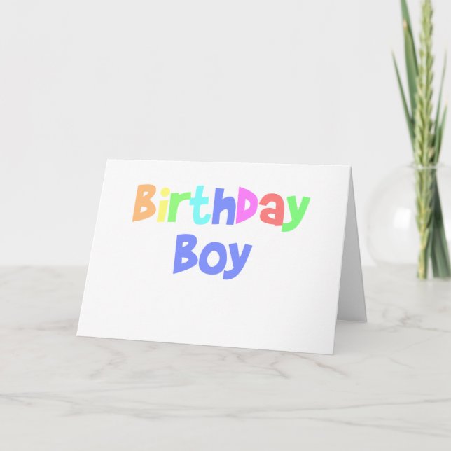 Birthday Boy Card (Front)
