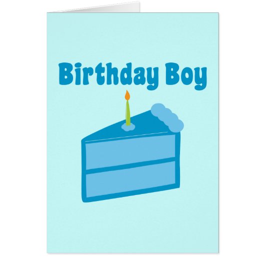 Birthday Boy Cards (Front)
