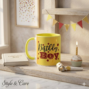 Birthday Boy Combo Mug for Special Celebrations