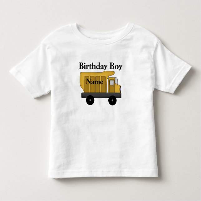 Birthday Boy customize it Toddler T-shirt (Front)