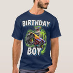 Birthday Boy Dinosaur Monster Truck Matching Famil T-Shirt<br><div class="desc">Birthday Boy Dinosaur Monster Truck Matching Family Birthday  .</div>