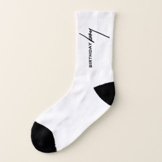 Birthday Boy–For him Who Pretends He Hates Bdays Socks