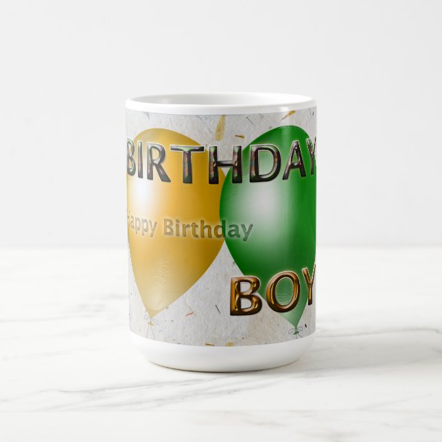 Birthday Boy Happy Birthday Coffee Mug (Center)