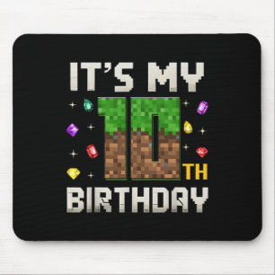 Birthday Boy It's My 10th Birthday Video Gamer Pix Mouse Pad