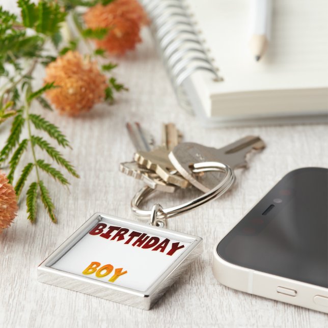 Birthday Boy Keychain (Side)