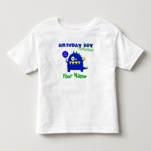 Birthday Boy Monster Toddler T-shirt