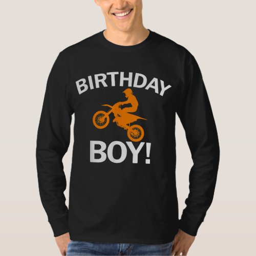 Birthday Boy MX Dirt Bike Motocross T_Shirt