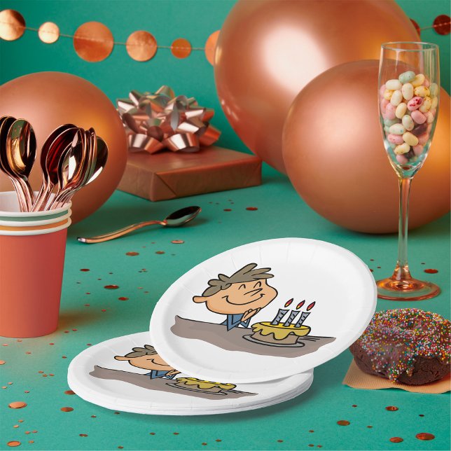 Birthday Boy Paper Plates (Creator Uploaded)