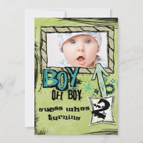 Birthday Boy party invite