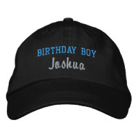 Birthday Boy Personalized Cap, Birthday Party Hat