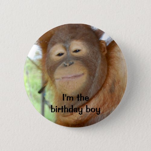 Birthday Boy Pinback Button